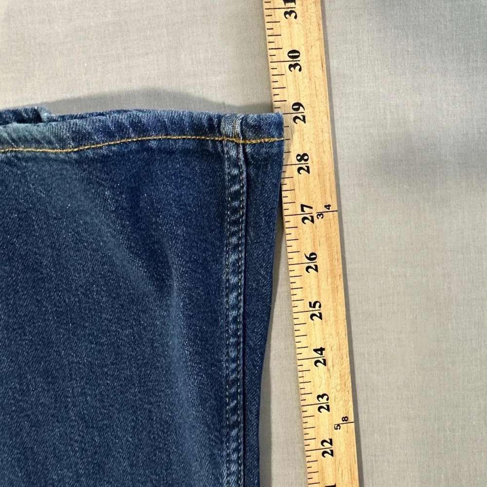 Arizona Womens 2 Curvy Flare Jeans Dark Wash High Rise No Waist Gap NEW
